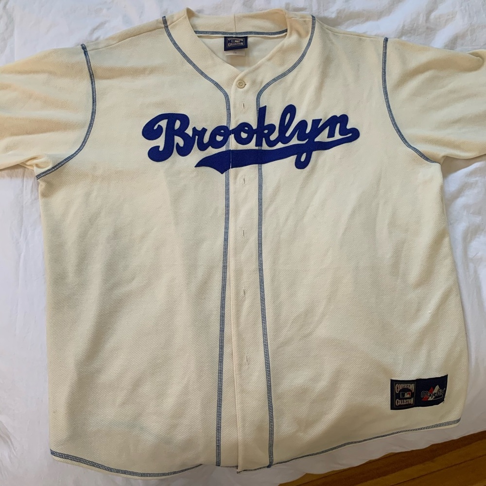 Cooperstown collection Brooklyn Jersey